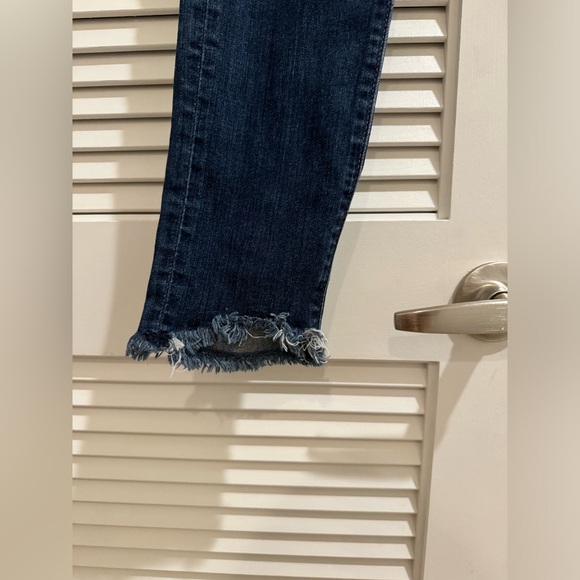 LOFT high waisted skinny in deep denim - Picture 5 of 5